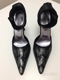 Scarpe da cerimonia con paillettes tg. 36