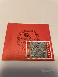 Francobollo Belgio 1963