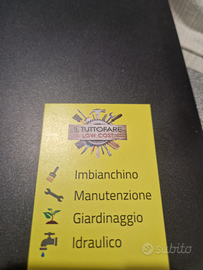 Imbianchino, idraulico e giardinaggio