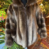 Giaccone di pelliccia di castoro selvaggio vintage