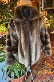 Giaccone di pelliccia di castoro selvaggio vintage