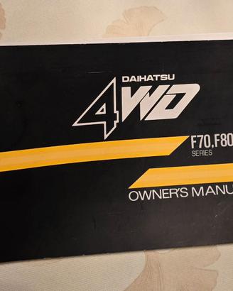 manuale fuoristrada Daihatsu F70, F80 e F300