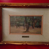 Quadro Piero VACCARI BOSCO olio su tavola