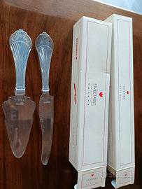 Set taglio torta coltello e paletta in plastica