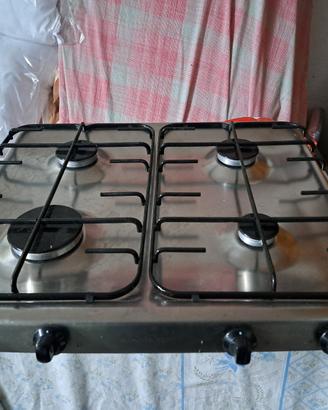 Piano cottura inox da incasso Ariston