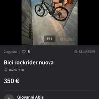 Bici mtb nuova