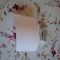 lampadario in vetro rosa