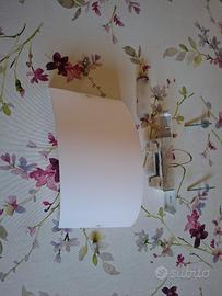 lampadario in vetro rosa