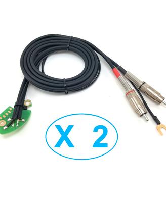 2 Cavi Phono RCA per Technics SL 1200 1210 MK2