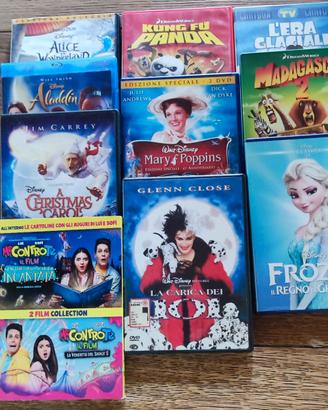 DISNEY LOTTO 11 DVD ORIGINALI Frozen, Aladdin etc.
