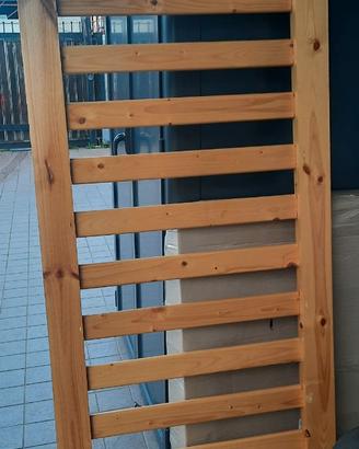 Rete il legno doghe larghe