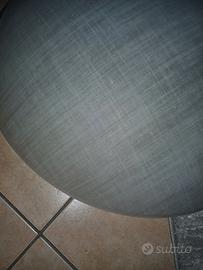 plafoniera in vetro rotonda