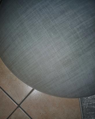plafoniera in vetro rotonda