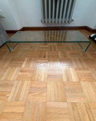 Alzata in vetro massiccio