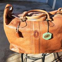 Grande Borsa in pelle-cuoio Marca "Sir Edward" '70