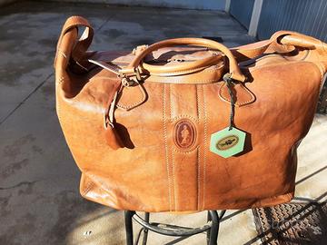 Grande Borsa in pelle-cuoio Marca "Sir Edward" '70