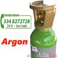 Bombola argon 14 litri a 200 bar piena