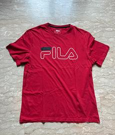 T-shirt Fila Rossa Uomo – Logo Big Streetwear