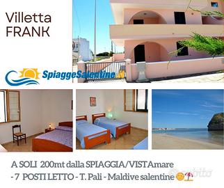 ULTIMA CHIAMATA 49euro A notte VILLETTA 200MT MARE