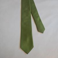 cravatta in seta verde