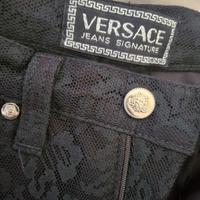 Versace pantalone ricamato