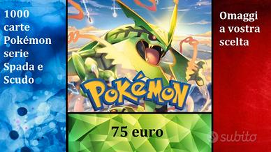Pokémon GCC: 1000 carte Spada e Scudo e omaggi