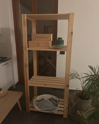 mobile legno e metallo per sala/garage
