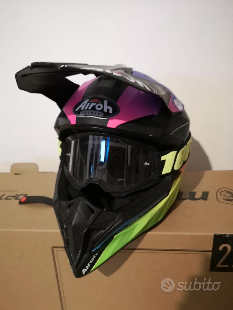 Casco cross bambino Airoh Wraap Youth Prism opaco