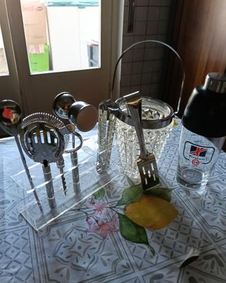 Kit Barman Vintage e Shaker e Secchiello Ghiaccio
