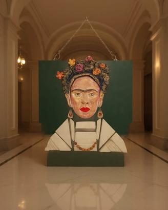 Bassorilievo polimaterico - Frida Kahlo 