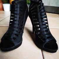 Eleganti Sandali Neri Nina Morena come Nuovi 