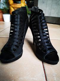 Eleganti Sandali Neri Nina Morena come Nuovi 