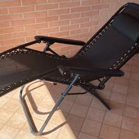 Sedia sdraio pieghevole - gravita' zero