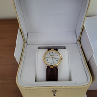 Reporter orologio cinturino in pelle oro 18 kt