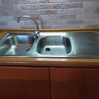 lavello con miscelatore acciaio