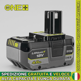 Batteria RYOBI RB1840X 18V 4.0Ah Lithium+ ONE+