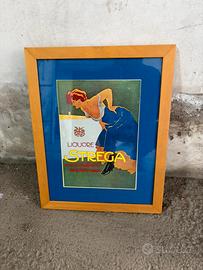 Quadro pubblicitario liquore strega