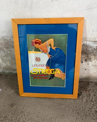 Quadro pubblicitario liquore strega