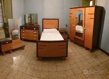 Camera da letto epoca vintage armadio letto stile