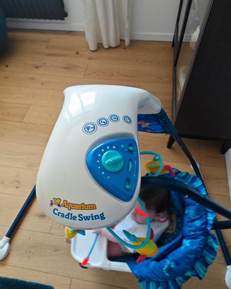 Aquarium cradle swing
