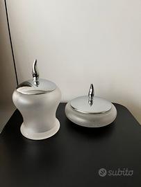 Coppia vasi / contenitori con coperchio