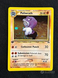 Pokemon Poliwrath 9/75 IT Neo Discovery 1 edizione
