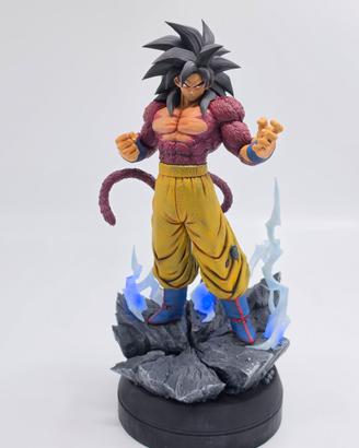 Action figure Goku SS4 fatta a mano con led