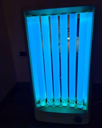 LAMPADA ABBRONZANTE META' CORPO SOLARIUM 6 TUBI