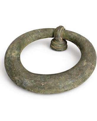 Antico Battente da Portone in Bronzo – Maniglia 