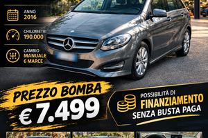 MERCEDES CLASSE B180 ANNO 2016 FINANZIAMENTO SENXA