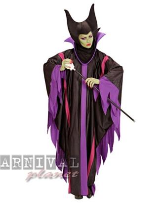VESTITO CARNEVALE STREGA MALEFICA