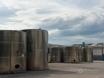 Cisterne acciaio inox per olio acqua antincendio