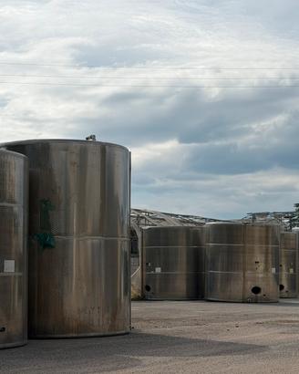 Cisterne acciaio inox per olio acqua antincendio
