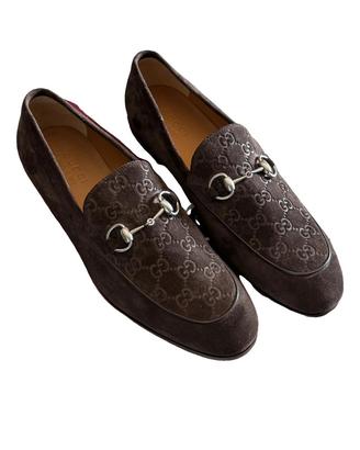 Mocassini Gucci Jordan in pelle scamosciata